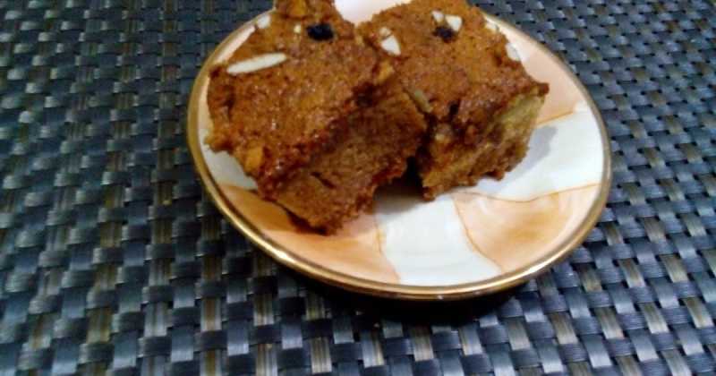 Eggless Cranberry Cake