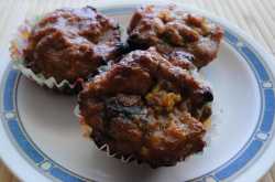 Eggless apple and dates bran muffins