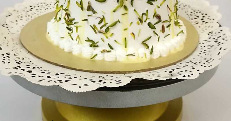 Eggless Rasmalai Cake
