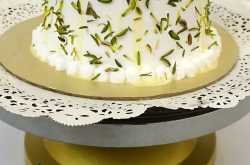 Eggless rasmalai cake