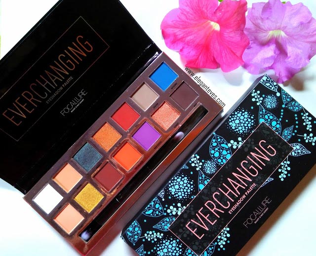 Elegant Eves: Focallure Everchanging Eyeshadow Palette Review, Swatches