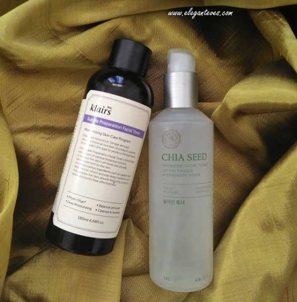 Elegant Eves: The Face Shop Chia Seed Hydrating Facial Toner Vs Klairs Supple Preparation Toner