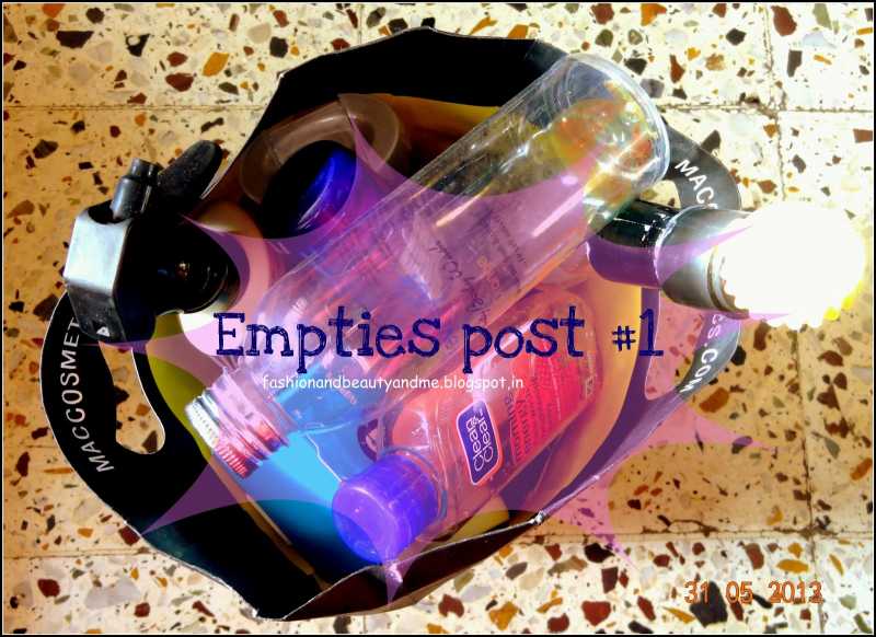 Empties Post ; Products I Have Used Up #1