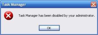 Enable Task Manager When Disabled By Virus Or Administrator