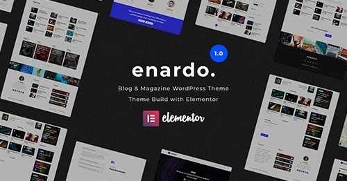 Enardo - Blog & Magazine WordPress Theme Download