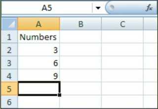 Enter Text And Numbers In A Cell - M.S. Excel Tutorials - Science Tutor