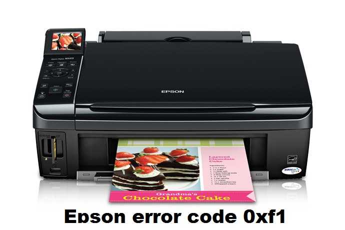 Epson Printer Error Code 0xf1 | Fix Epson Error Code 0xf1 Quickly