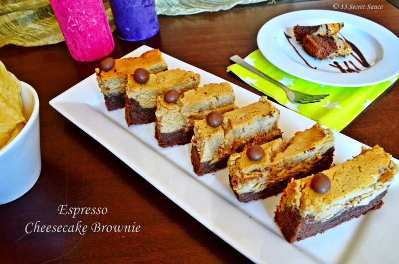 Espresso Cheesecake Brownie