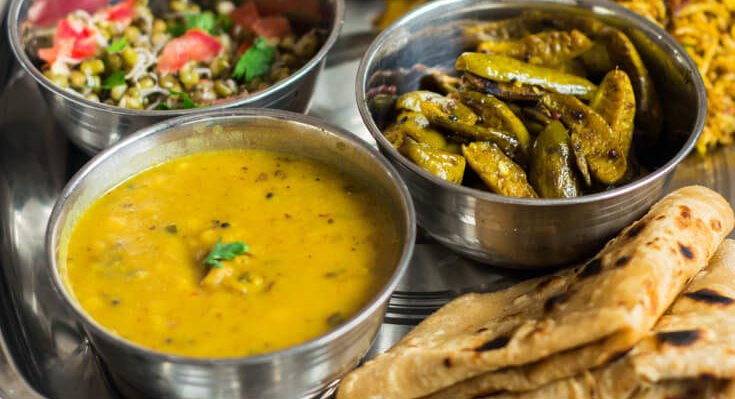 Everyday Lunch Thali With Toor Dal Fry Recipe | Mini Lunch Thali