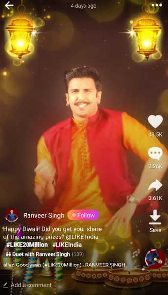 Everyone Is A Magician With The LIKE App | #HappyDiwali Challenge