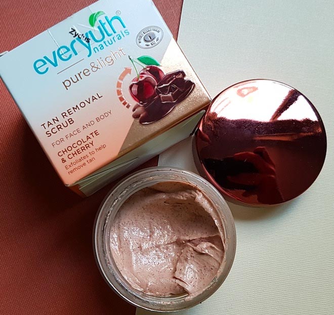 Everyuth Pure & Light Tan Removal Scrub Review - Indian Beauty Hub
