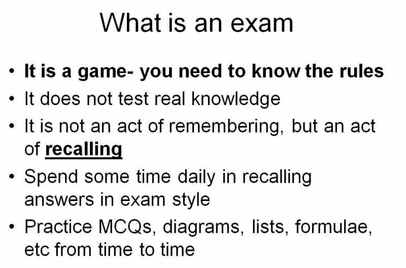 Exam Is A Gamble
