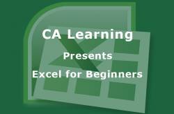 excel for beginners, a new add-on for professionals by ca learning