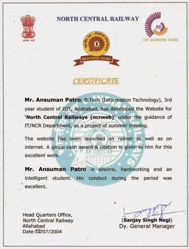 Experiences Of Working In Indian Railways