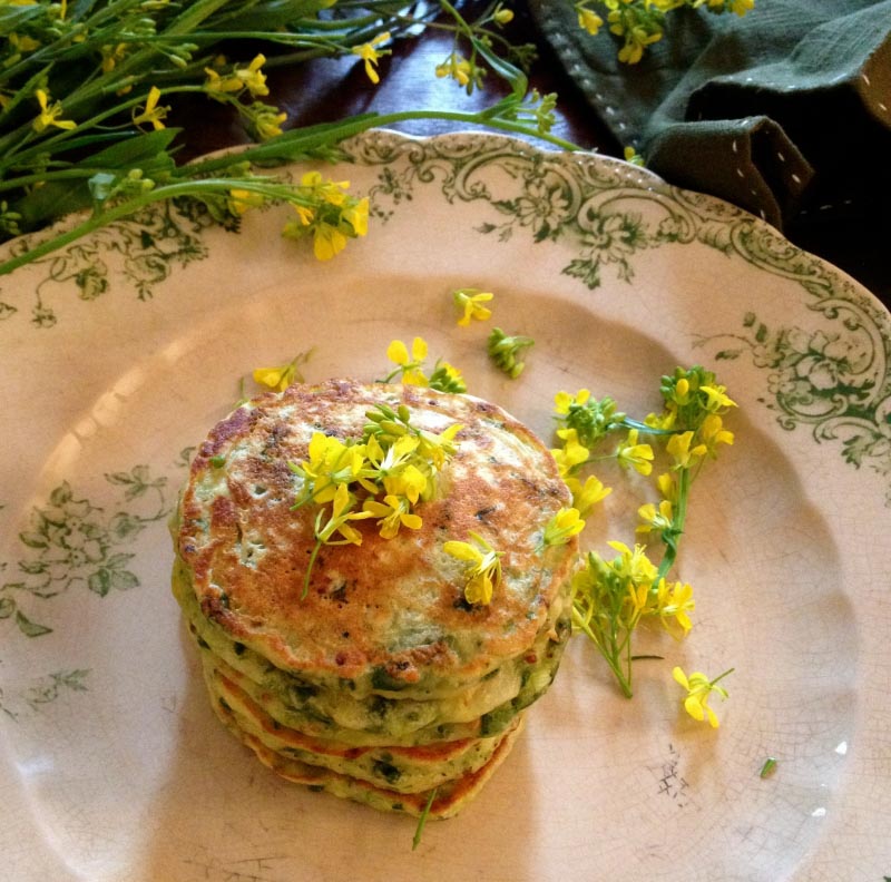 Experimenting With Indian Winter Greens And A Recipe For Mustard Leaf Pancakes