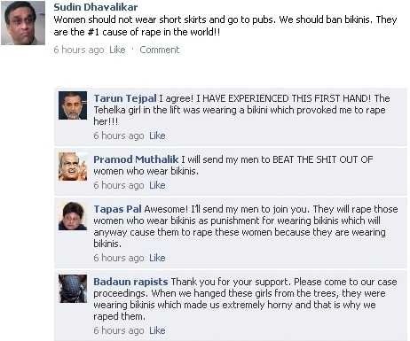 Experts Debate Rape On Facebook 