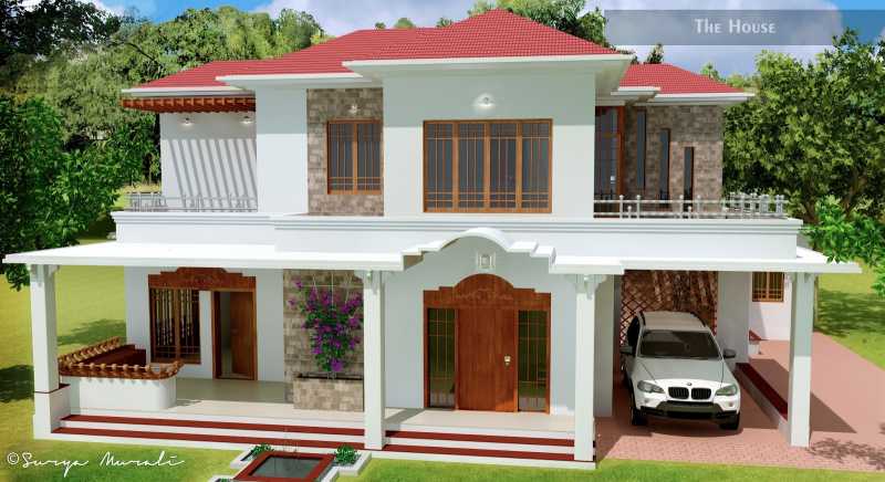 Exterior & Interior For A Villa In Kerala