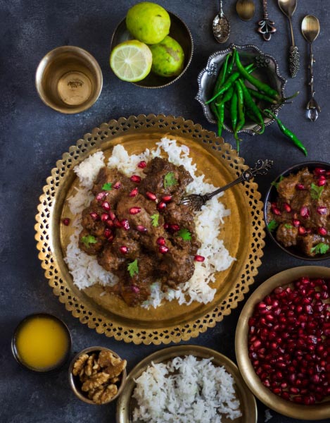 FESENJAN (IRANIAN POMEGRANATE CHICKEN STEW)