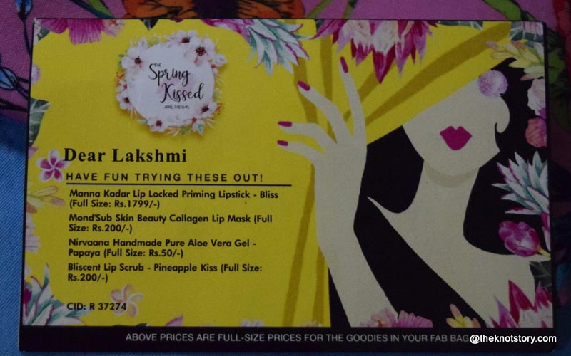 Fab Bag April 2018 Review