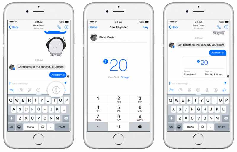 Facebook Enters Payment Transfer Services - Making Payments Over Facebook Messenger