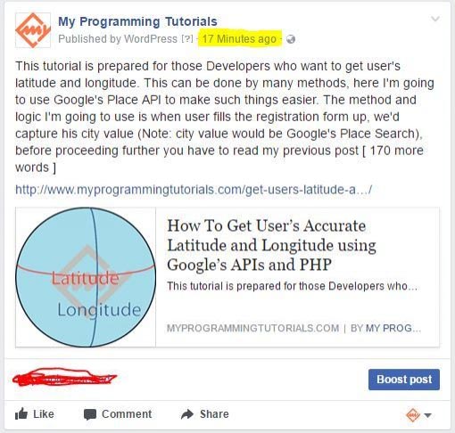 Facebook Like Time Ago System In Php