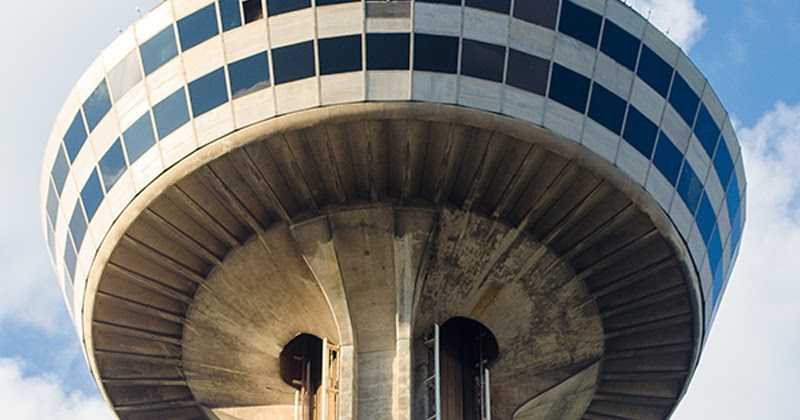 Fantastic Aerial View Of Niagara Falls - Skylon Tower