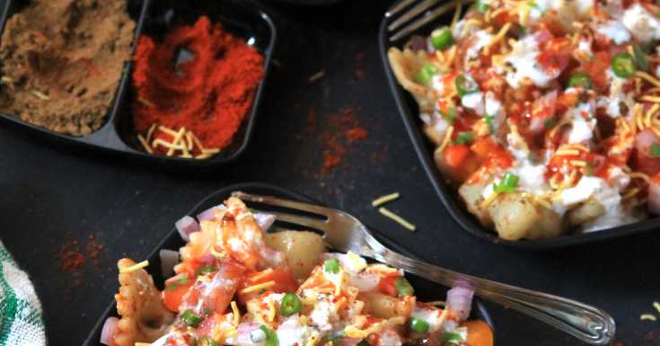 Farfalle Chaat | Pasta Chaat