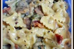 Farfalle with Bacon & Sausage