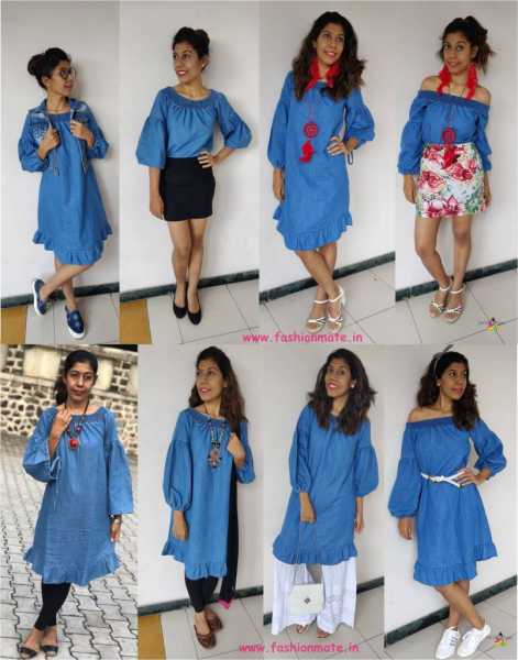 Fashion Restyle - 8 Different Ways To Wear Denim Dress In 2019