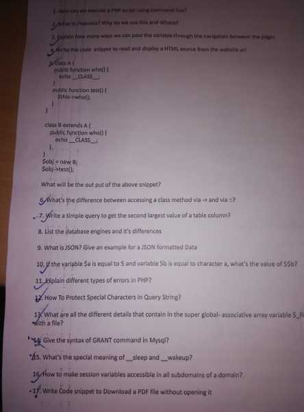 FeatherSoft Kochi Php Interview Questions