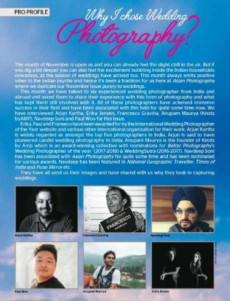 Featured : Asian Photography India November 2018