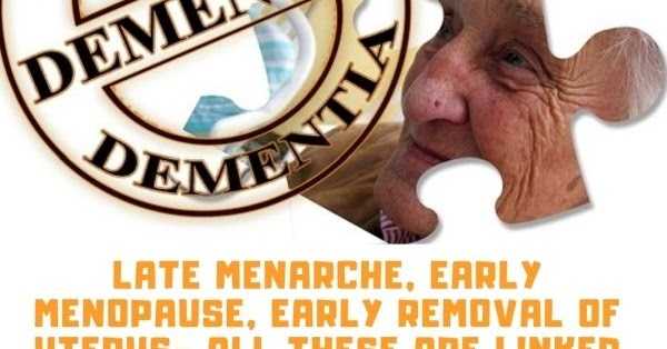 Fewer Reproductive Years In A Woman Can Increase Dementia Risk