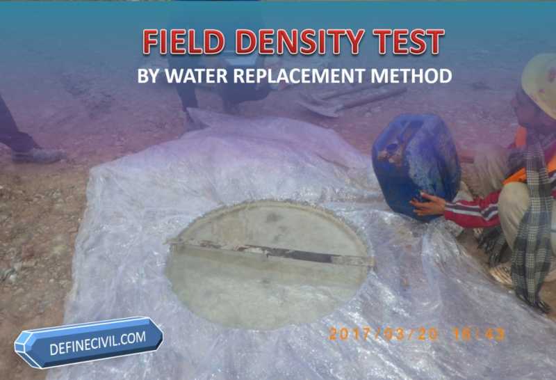 Field Density Test By Water Replacement Method