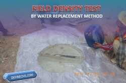 Field Density Test by Water Replacement Method