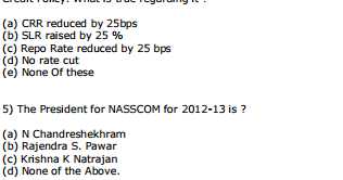 Financial Awareness Study Material Questions And Answers PDF