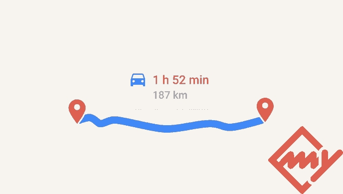 Find Distance Between Two Addresses Using Google API And PHP