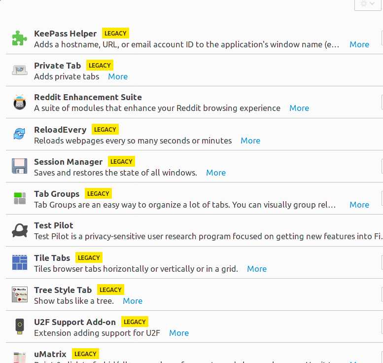 Firefox 57 Is Not My Firefox