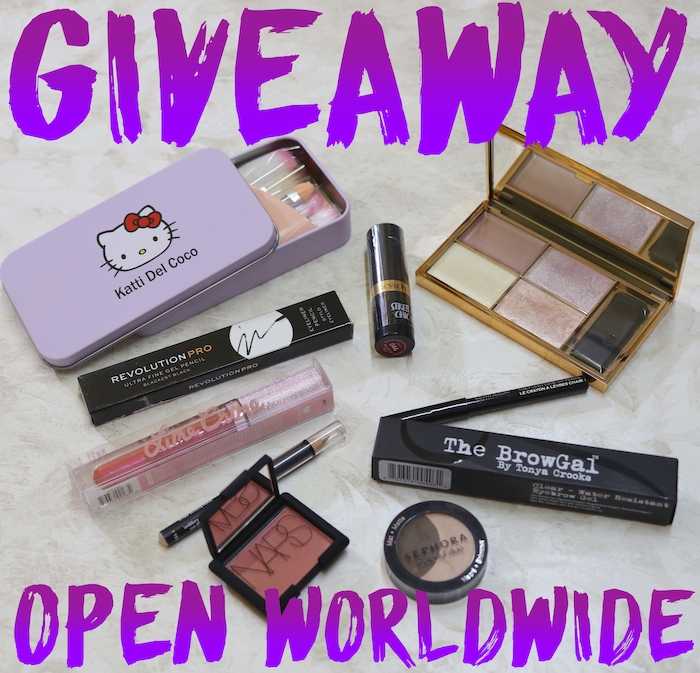 First Makeup Giveaway Of 2019 Open Worldwide