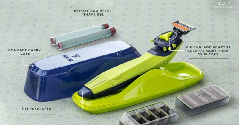 First Of Its Kind, All In One Shaving System Called Trazor Launched By A Delhi Based Startup
