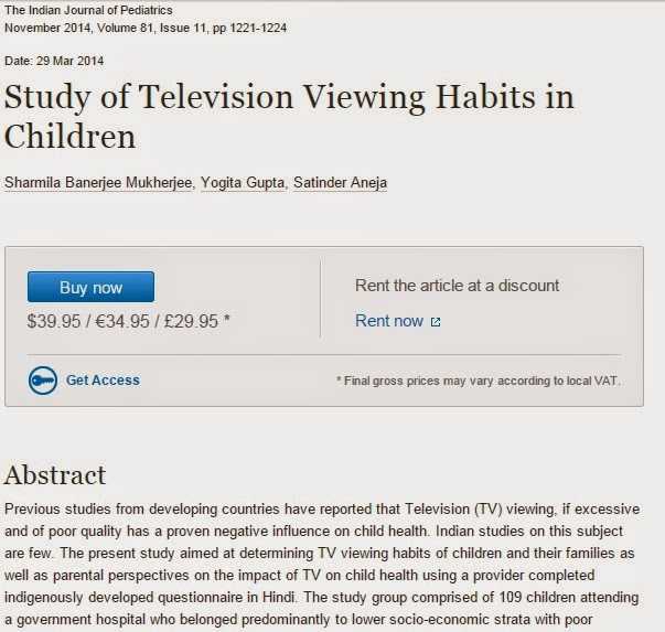 First Research Article