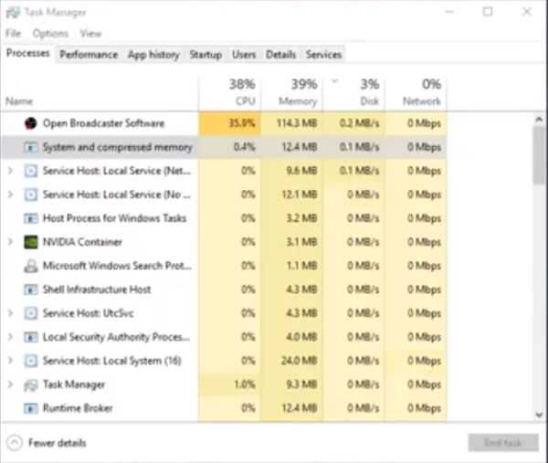 Fix System And Compressed Memory 100% Disk Usage Problem In Windows 10, 7 And 8