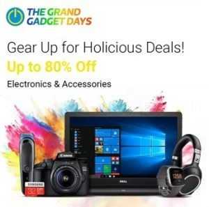 Flipkart Grand Gaget Sale: Upto 80% Off On Laptops, Camera, Audio, Personal Care Appliances, Computer Perpherals - Getfreedeals.co.in