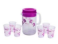 Floral Glass And Jug Set 7Pcs @ Rs 149 @ Snapdeal