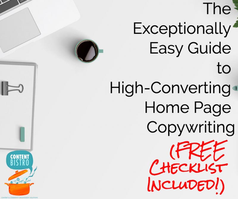 Fluff-Free Home Page Conversion Copywriting: Includes *Checklist*