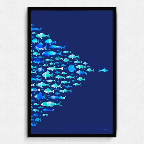 Follow Your Heart Art Print