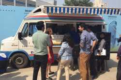Food Trucks at One Horizon Center, Gurgaon\