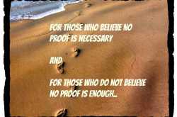 For those who believe..