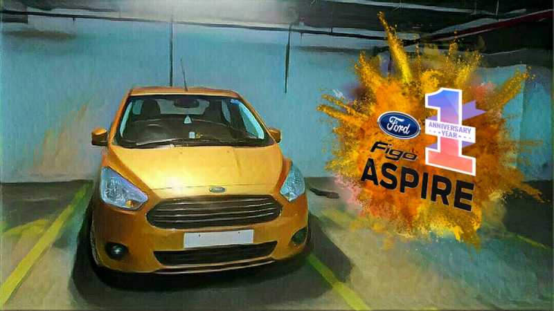 Ford Figo Aspire - Golden Gatsby Completes First Year