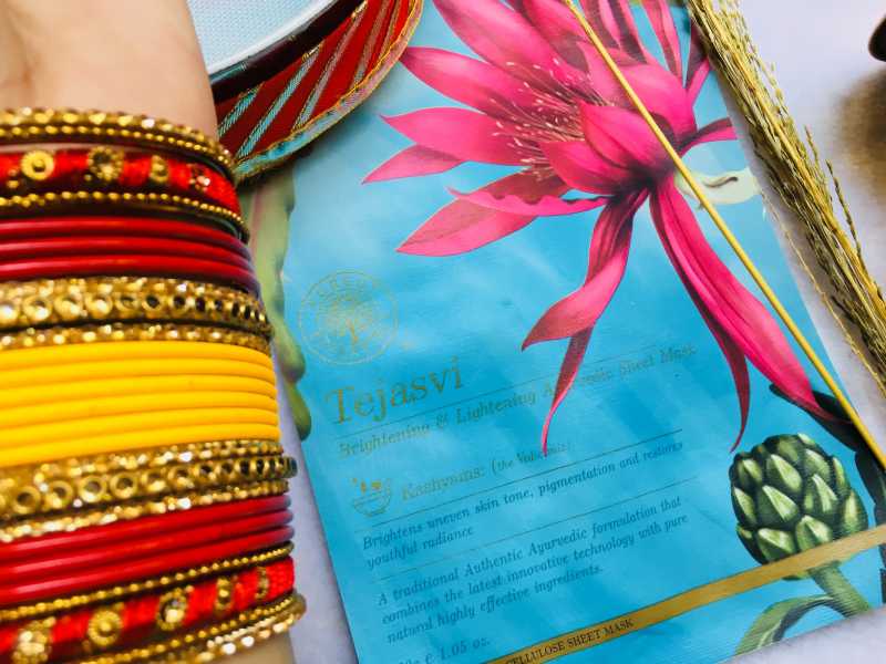 Forest Essentials Tejasvi Brightening & Lightening Ayurvedic Sheet Mask Review