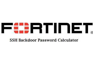 Fortigate SSH Backdoor Password Calculator